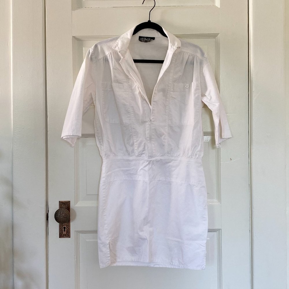 All that Jazz White Mini Dress